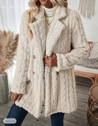 Längerer Wintermantel mit Stylishem Kragen