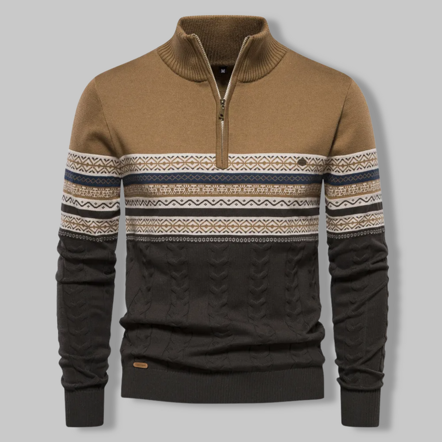 Alpina Pullover Reißverschluss Fleece Warm