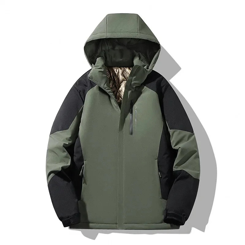 Frauen Skijacke Colorblock Warm Winter