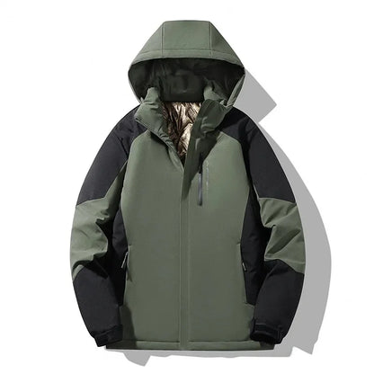Frauen Skijacke Colorblock Warm Winter