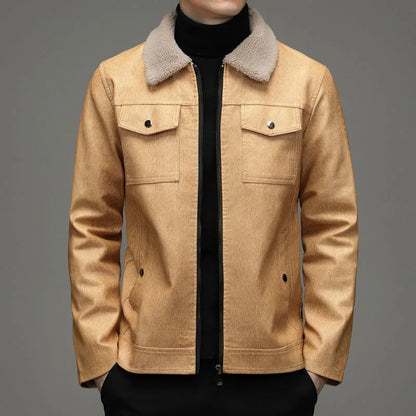 Herren Herbstjacke Warm Elegant