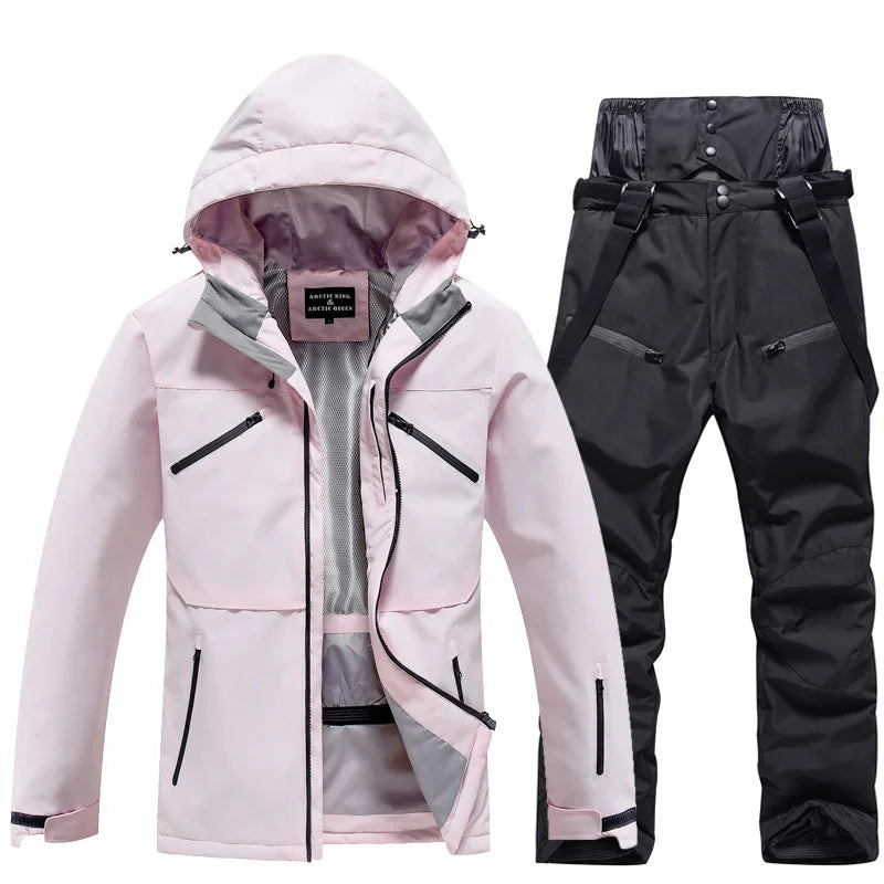 Unisex Skianzug Zweiteiler Warm