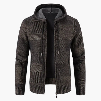 Strickjacke Mit Kapuze - Warme Winterjacke Damen