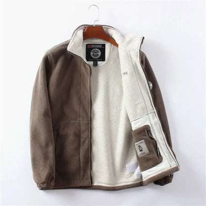 Herren Fleecejacke Warm und Stilvoll Winter
