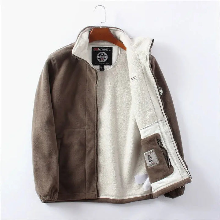 Herren Fleecejacke Warm und Stilvoll Winter