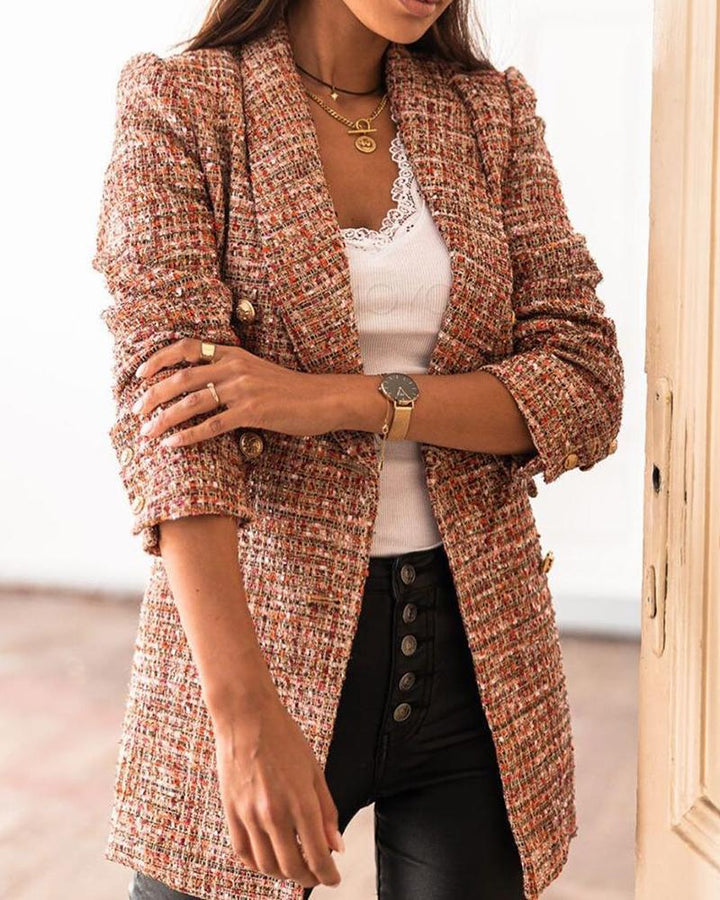 Eleganter Damen Blazer Herbst Mode