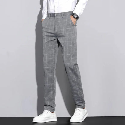 Herren-Hose Streifenmuster Moderner Look - IdealeKleiden