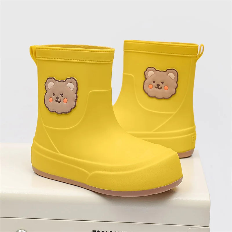 Wasserdichte Gummistiefel Bären Muster Knöchellang
