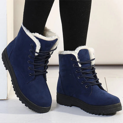 Elegante Damenstiefel Warm Winter