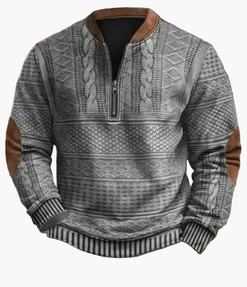 Herren Pullover Warm Modern Stehkragen