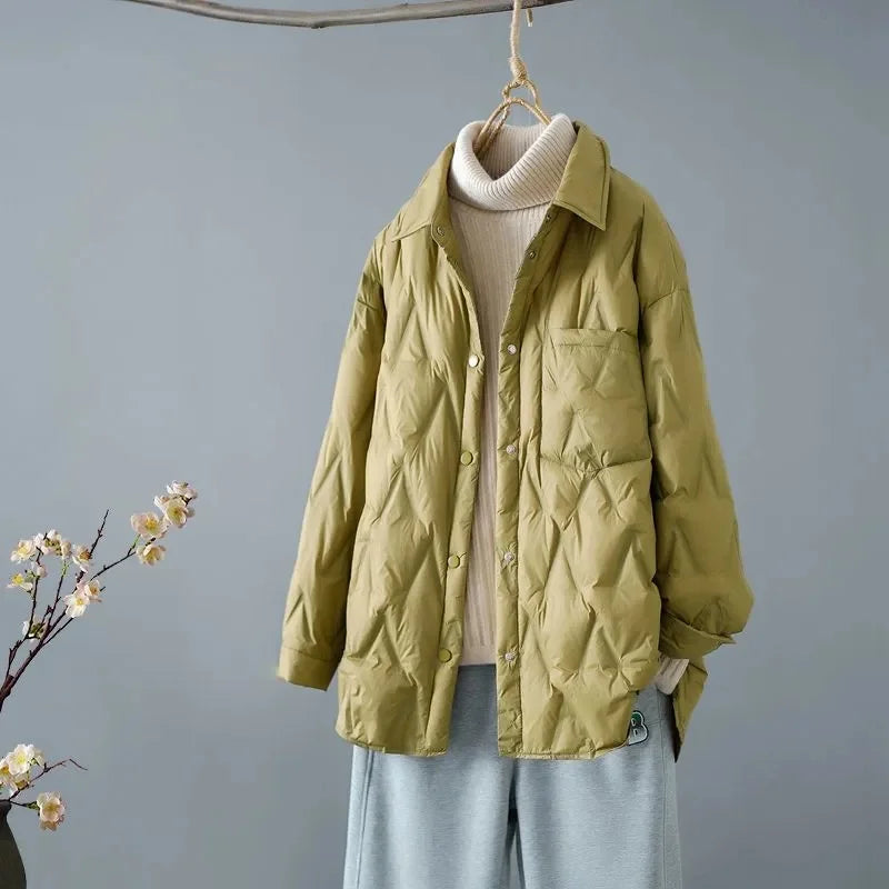 Lockere Steppjacke Damen Leicht