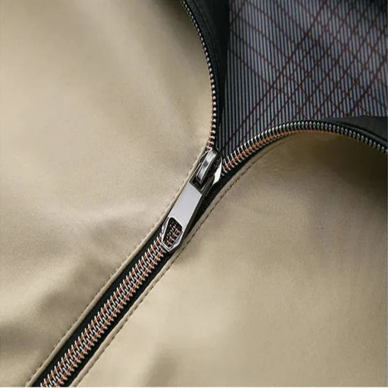 Stylische Herrenjacke Rollkragen Oliver - IdealeKleiden