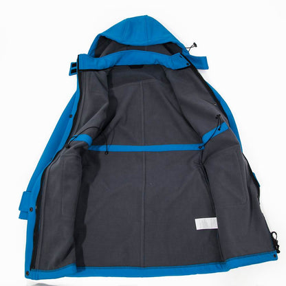 Wasserdichte Damen-Regenjacke Mit Kapuze Lang - IdealeKleiden