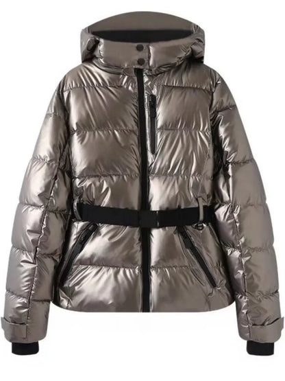 Damen Winter-Parka Jacke Warm Kapuze