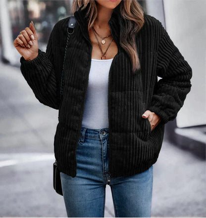 Damen Puffjacke Warm Elegant
