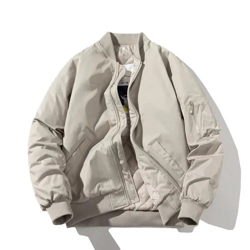 Leder-Bomberjacke Cavan Stil