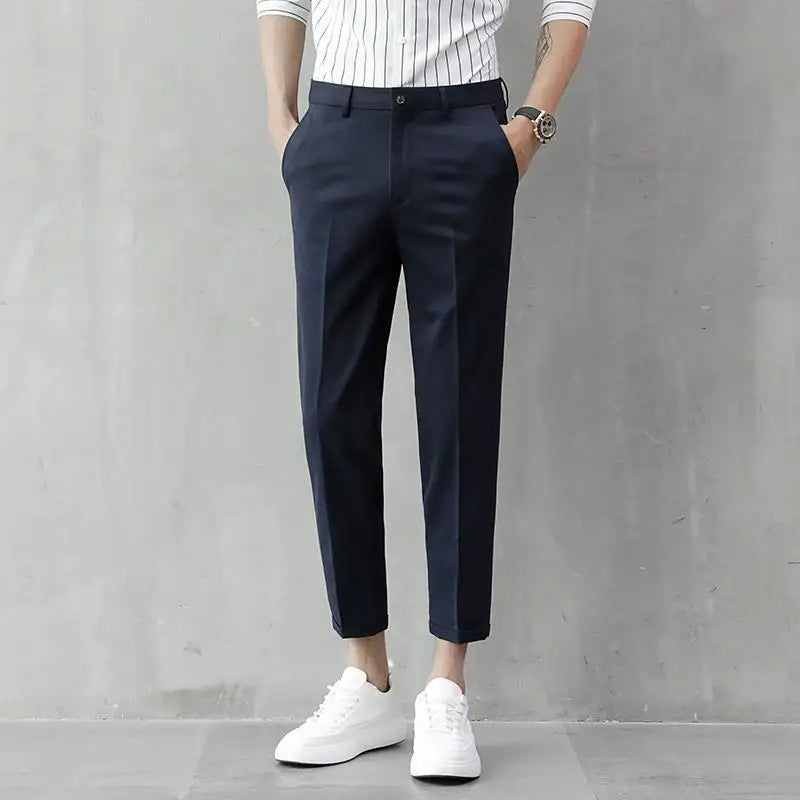 Herren Anzughose Elegant Slimfit