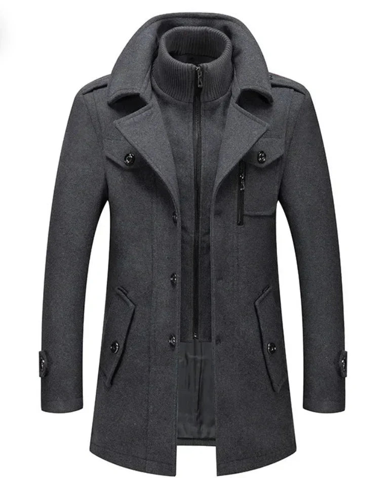 Herren Wollmantel Pyjama Innenfutter