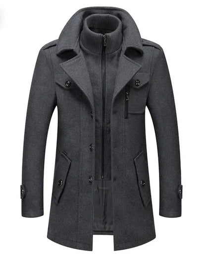 Herren Wollmantel Pyjama Innenfutter