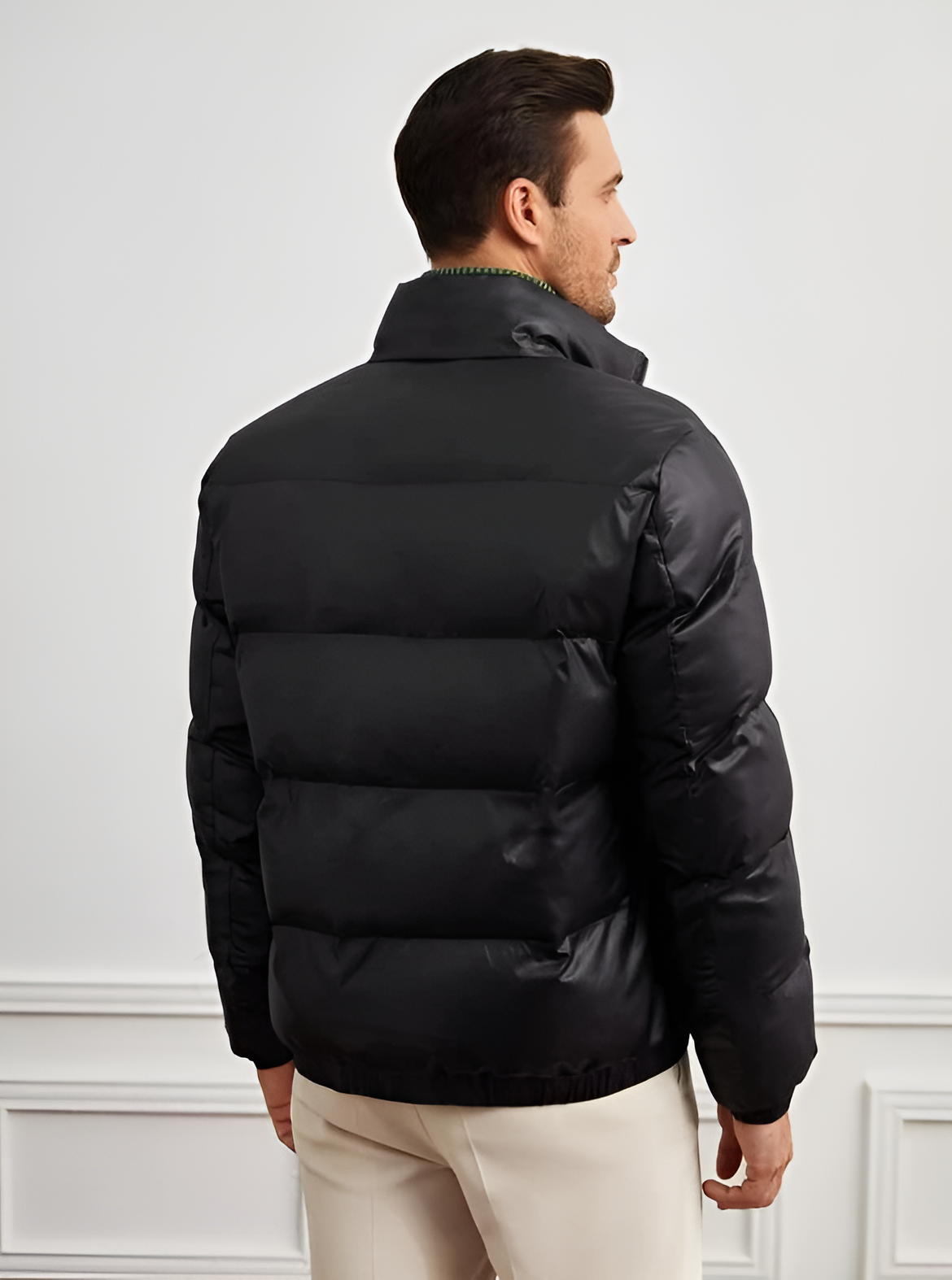 Elegante Pufferjacke Herren Stilvoll - IdealeKleiden