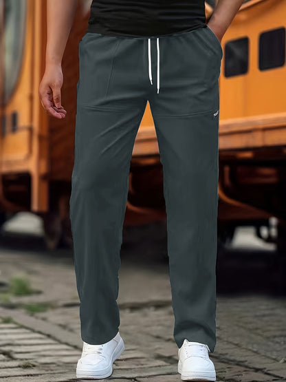 Schmale Jogginghose für Männer Dehnbar Kordelzug