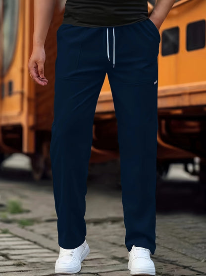 Schmale Jogginghose für Männer Dehnbar Kordelzug
