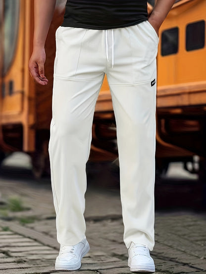 Schmale Jogginghose für Männer Dehnbar Kordelzug