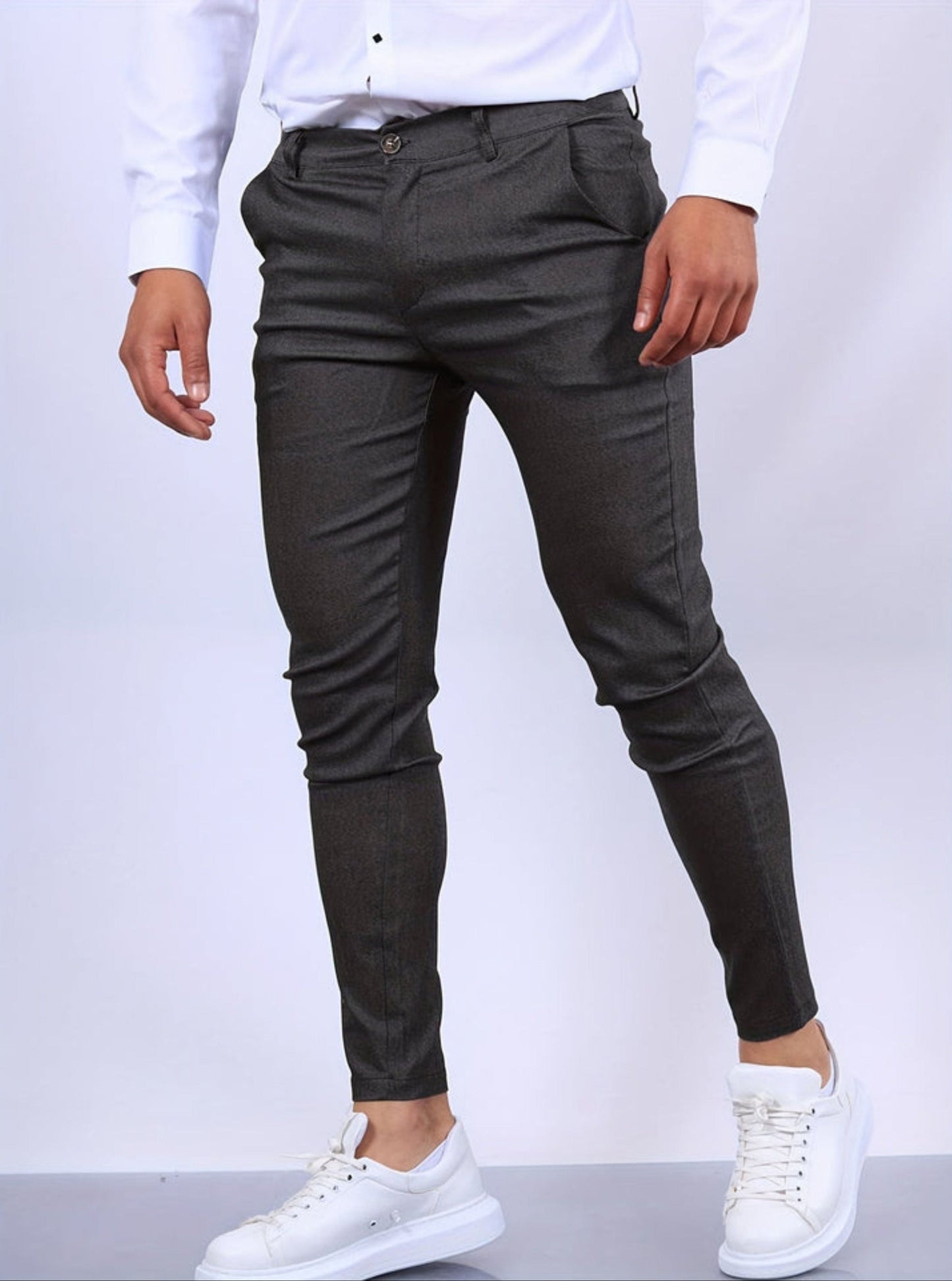 Schmale Stretch Chinos Männer