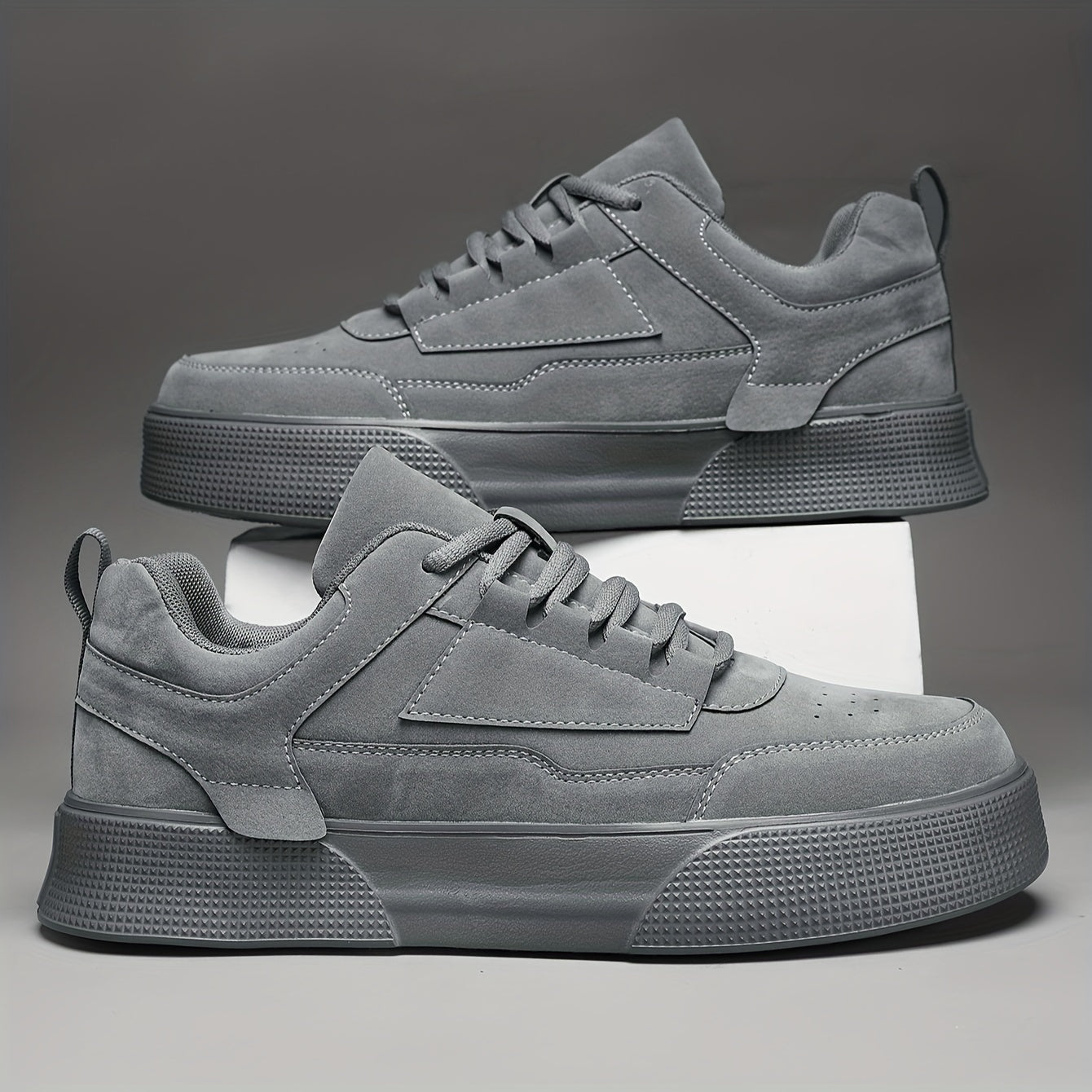 Schnürsneaker mit dicken Sohlen für Herren Streetwear - IdealeKleiden