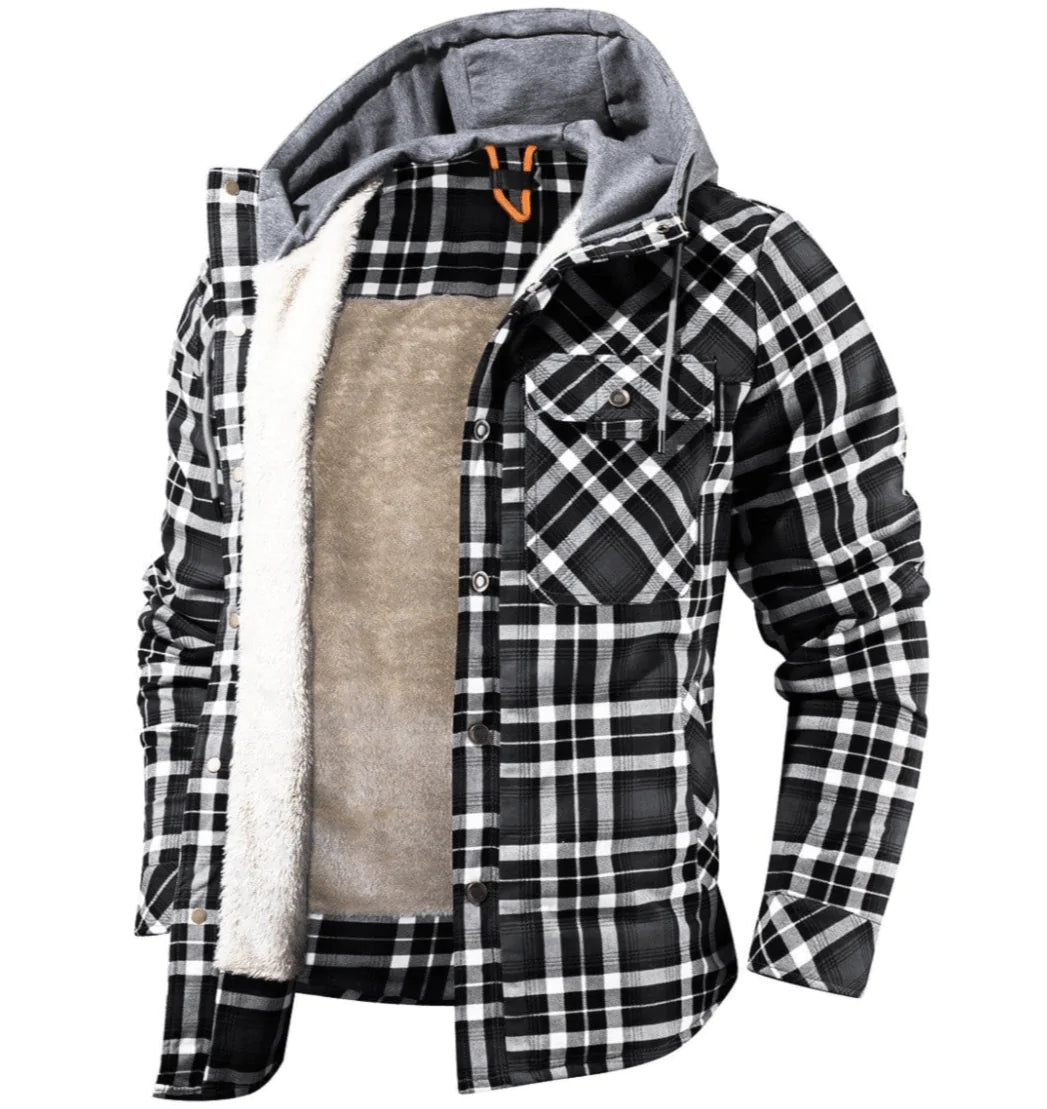 Wattierte Waldjacke Warm Winter