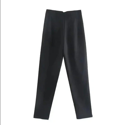 Hohe Bund Slim Fit Hose