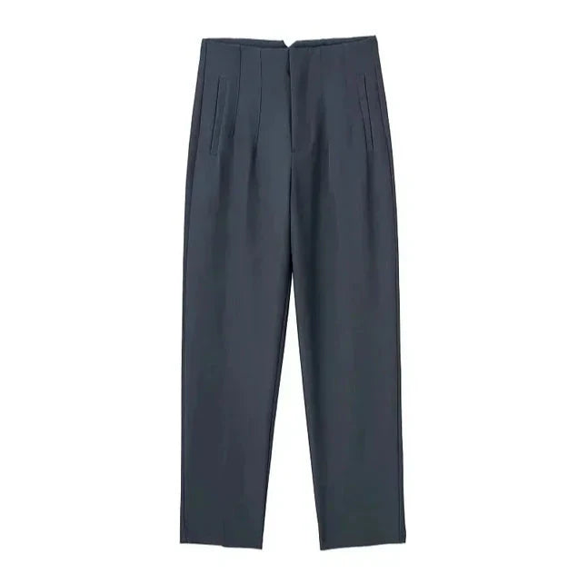 Hohe Bund Slim Fit Hose