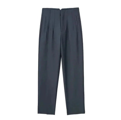 Hohe Bund Slim Fit Hose