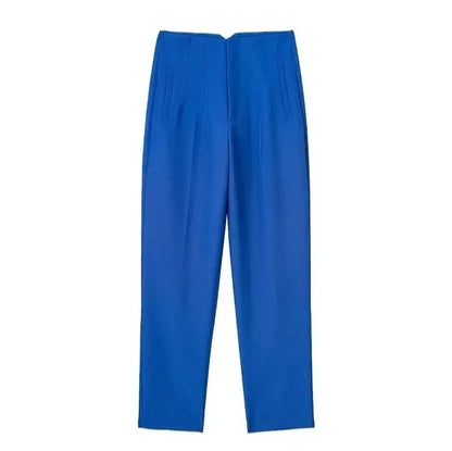 Hohe Bund Slim Fit Hose
