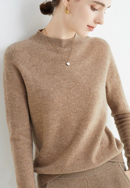 Damen Pullover Zeitlos Elegant Weich