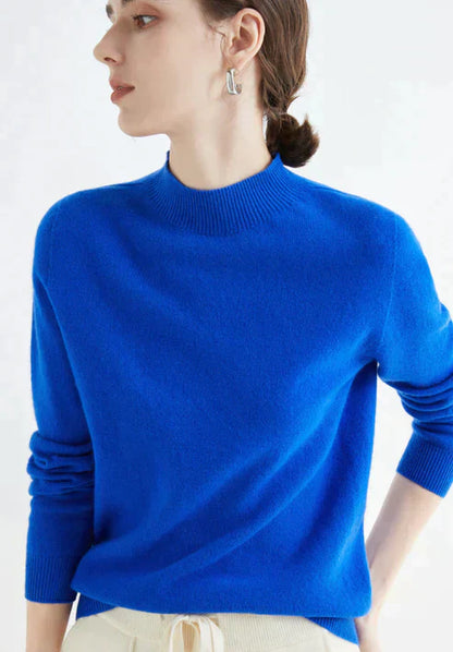 Damen Pullover Zeitlos Elegant Weich - IdealeKleiden