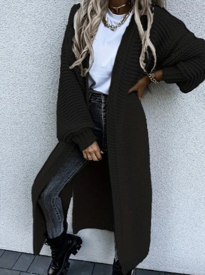 Frauen Strickjacke Langärmlig Elegante Damen