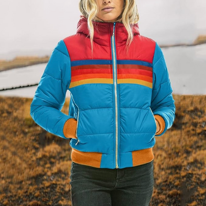 Retro Damenparka Vintage Style