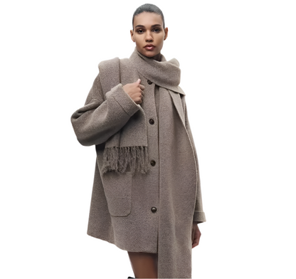 Damen Cardigan Schal Bequem Elegant