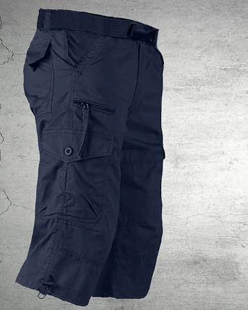 Elastische Herren-Shorts Cargostil Bequem