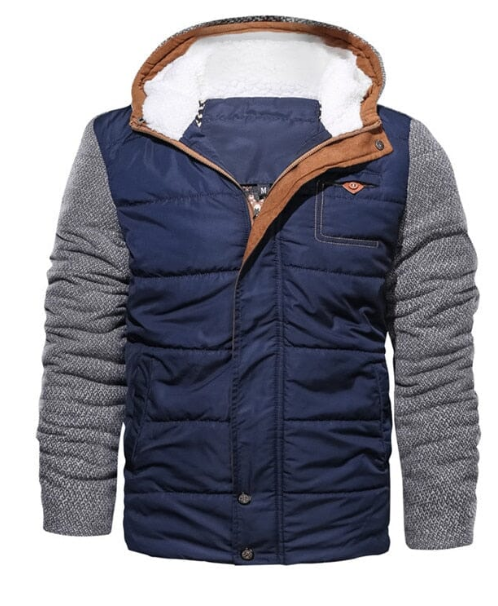 Daunenparka Herren Wintermantel - IdealeKleiden