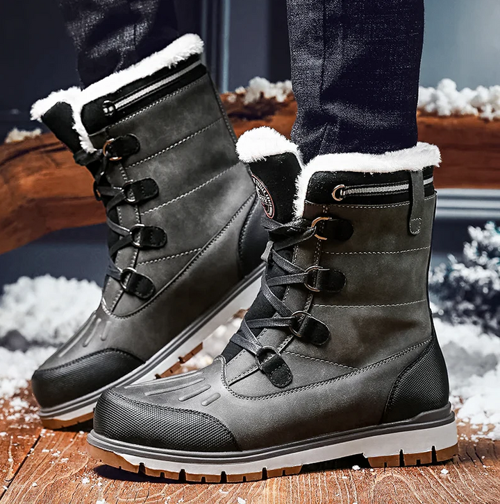 Warme Herrenstiefel Isoliert Wasserdicht