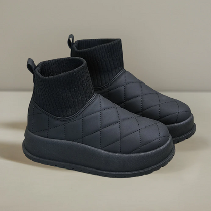 Warm gepolsterte Schneestiefel Damen