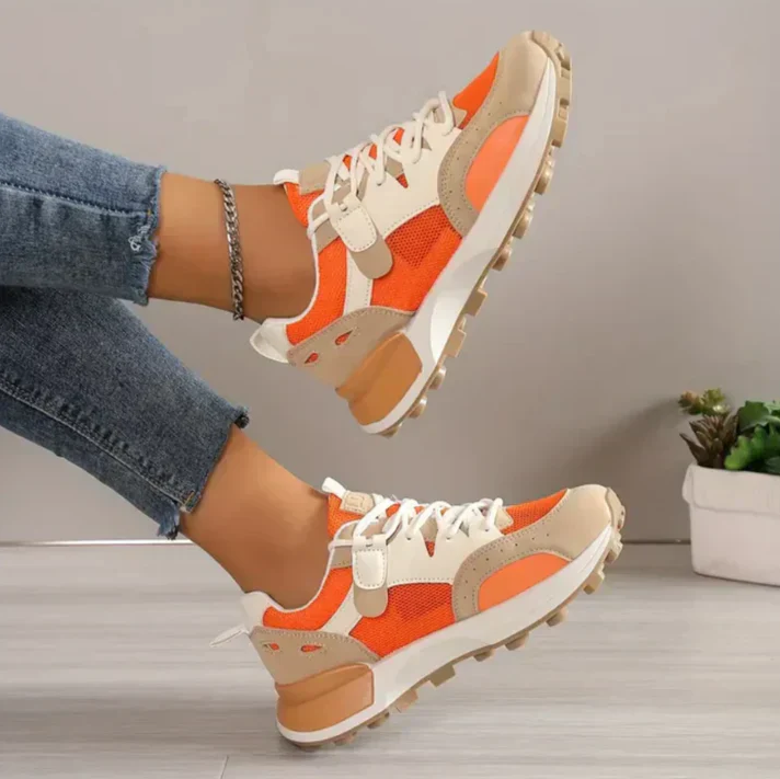 Moderne Sneaker Damen Leicht Farbenfroh