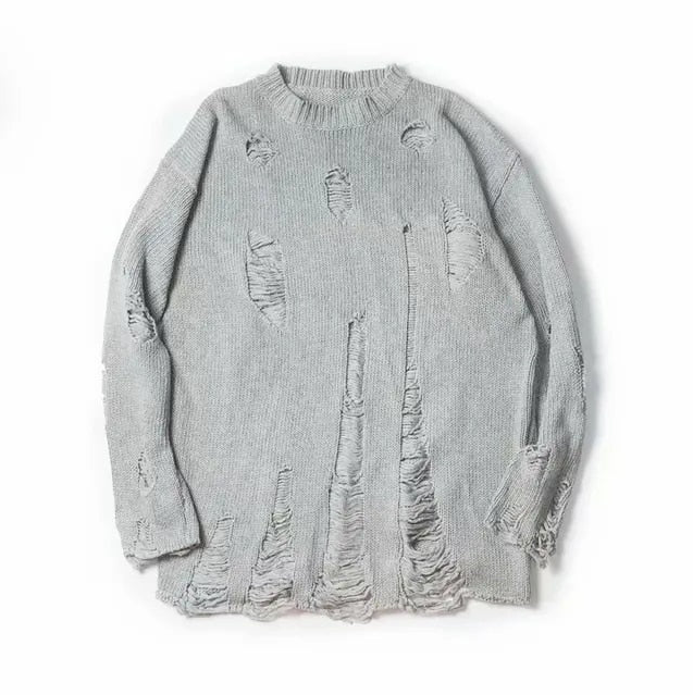 Pullover mit Lochmuster Trendy Style