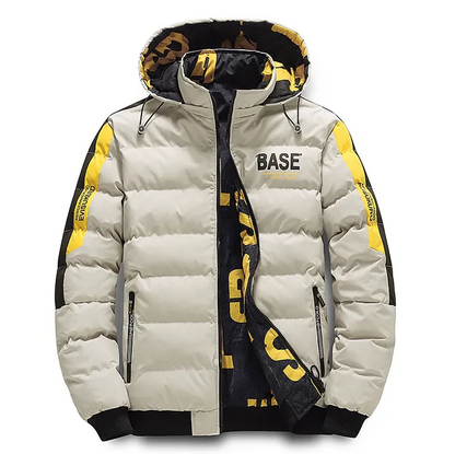 Daunen Winterjacke Herren Warm Isoliert