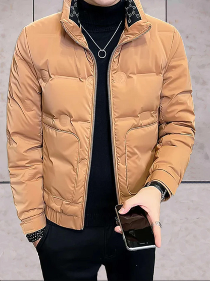 Wattierte Winterjacke Hochkragen Damen