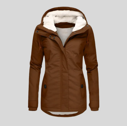 Wasserdichte Damenjacke Isolierte Winterjacke