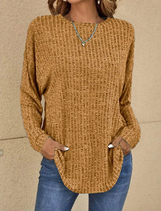 Lässiger Pullover mit Struktur