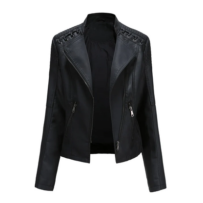 Marie - Elegante Bikerjacke Leder